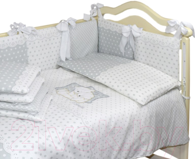Комплект постельный для малышей L'Abeille Dolce 6 (бязь)