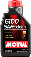 Моторное масло Motul 6100 Save-clean 5W-30 / 107960 (1л) - 