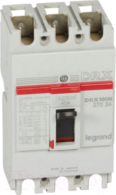 Выключатель автоматический Legrand DRX 125/40A 3P 20KA / 27024