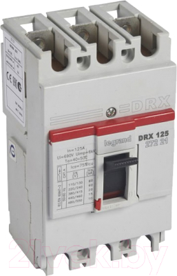 

Выключатель автоматический Legrand, DRX 125/125A 3P 20kA / 27221