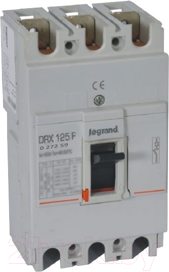 Выключатель автоматический Legrand DRX 125/80A 3P 36KA / 27259