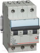 Выключатель автоматический Legrand TX3 3P C 6A 10kA 3M / 403941