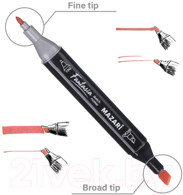 Набор маркеров Mazari Fantasia / М-15016-12 (12цв)