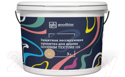 

Пропитка для дерева GoodHim, Бесцветный, Texture 110 лессирующая для дерева