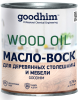 Масло для древесины GoodHim Для деревянных столешниц и мебели (бесцветный, 750мл) - 