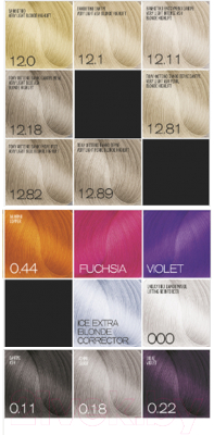 Крем-краска для волос Farcom Expertia Professionel 0.18 (100мл)