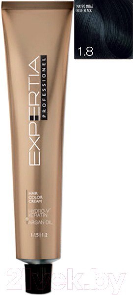 Крем-краска для волос Farcom Expertia Professionel 1.8 (100мл, иссиня-черный)