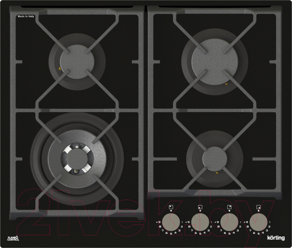 Газовая варочная панель Korting HGG 6987 CTN FLC