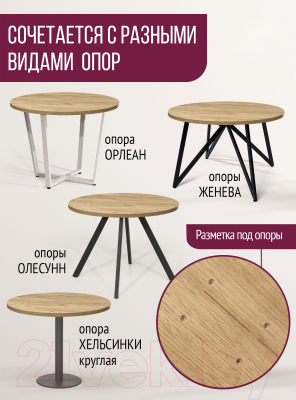 Купить Столешница для стола Millwood D120  