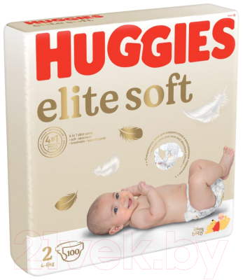 Подгузники детские Huggies Elite Soft Giga 2 (100шт)