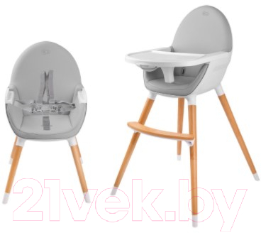 Изображение товара Стульчик для кормления KinderKraft Fini (серый)
