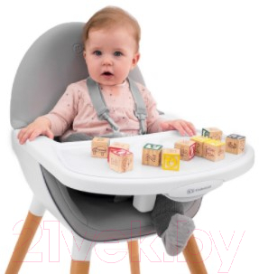 Изображение товара Стульчик для кормления KinderKraft Fini (серый)
