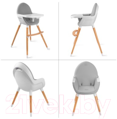 Изображение товара Стульчик для кормления KinderKraft Fini (серый)