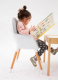 Миниатюра изображения товара Стульчик для кормления KinderKraft Fini (серый)