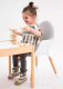 Миниатюра изображения товара Стульчик для кормления KinderKraft Fini (серый)