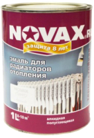 Эмаль Novax Алкидная для радиаторов отопления (1л) - 