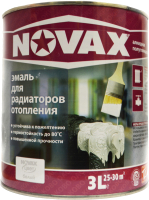 Эмаль Novax Алкидная для радиаторов отопления (3л) - 