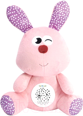 

Мягкая игрушка Qunxing Toys, Музыкальный зайка / FM666-21