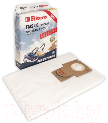 Изображение товара Комплект пылесборников для пылесоса Filtero Экстра TMS 08 (3шт)