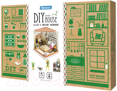 Изображение товара Кукольный домик Robotime Румбокс. Спальня / DG107