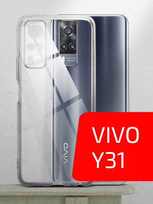 Чехол-накладка Volare Rosso Clear для Vivo Y31 (прозрачный)