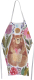 Кухонный фартук JoyArty Добрый медведь в цветах / ap-14555 - 