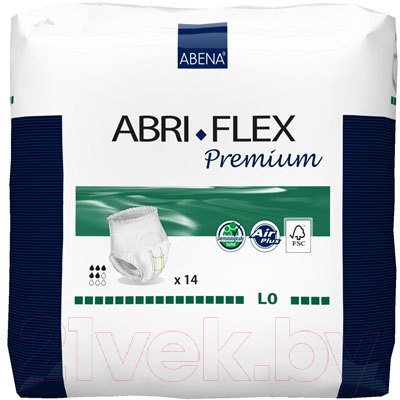 Трусы впитывающие для взрослых Abena Abri-Flex L0 Premium (14шт)