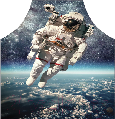 Кухонный фартук JoyArty Космонавт над Землей / ap-25085