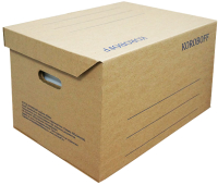 Коробка архивная Koroboff 450x340x295 (бурый) - 
