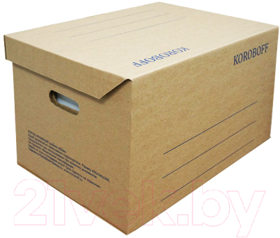 Коробка архивная Koroboff 450x340x295 (бурый)