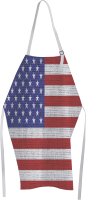 Кухонный фартук JoyArty Вышитый американский флаг / ap-10162 - 