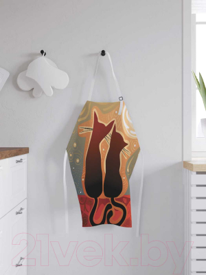 Кухонный фартук JoyArty Мечтающие коты / ap-14815