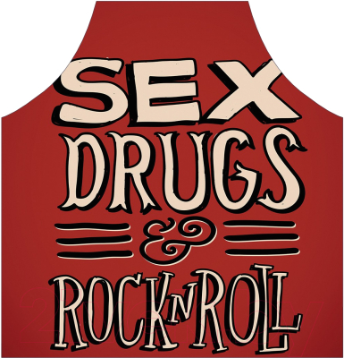 Кухонный фартук JoyArty Sex, Drugs, Rocknroll / ap-78549
