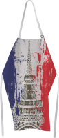 Кухонный фартук JoyArty Эйфелева башня на флаге Франции / ap-15469 - 