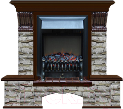 

Каминокомплект Glenrich, Бостон К Fobos Black