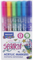 

Набор маркеров Mazari, Sparkle / M-15077-6