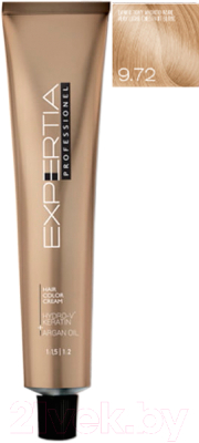 Крем-краска для волос Farcom Expertia Professionel 9.72 (100мл, блондин коричнево-фиолетовый)