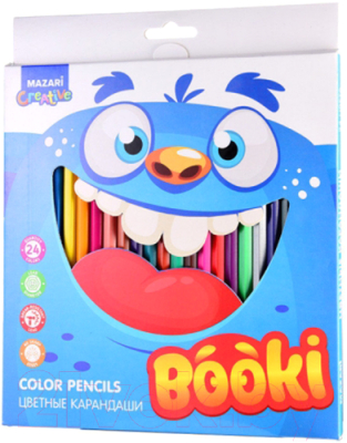 

Фломастеры Mazari, Booki / М-5077-24