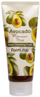 Пенка для умывания FarmStay Avocado Cleansing Foam (180мл) - 
