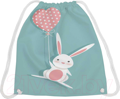 Мешок для обуви JoyArty Влюбленный кролик с шариком / bpa_44099