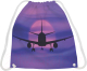 Мешок для обуви JoyArty Самолет в полете на закат / bpa_52017 - 
