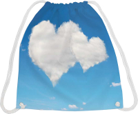 Мешок для обуви JoyArty Облака в форме сердца / bpa_22893 - 