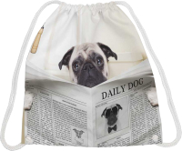 Мешок для обуви JoyArty Собака с газетой / bpa_41936 - 