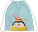 Мешок для обуви JoyArty Пингвин в новогоднюю ночь / bpa_290615 - 