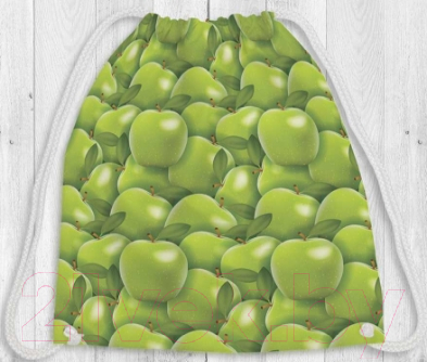 Мешок для обуви JoyArty Зеленые яблоки / bpa_52715