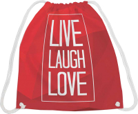 Мешок для обуви JoyArty Live.Laugh.Love / bpa_53840  - 