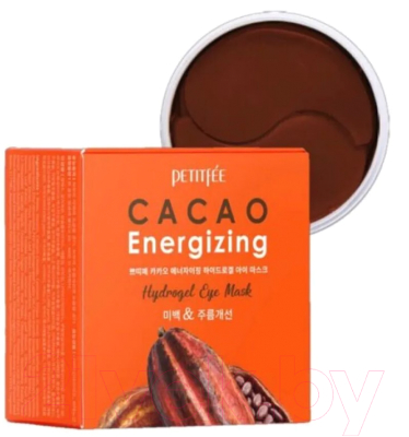Патчи под глаза Petitfee Cacao Energizing Hydrogel Eye Mask (60шт)