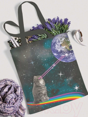 

Сумка-шоппер JoyArty, Кот пришелец / bsh_7359