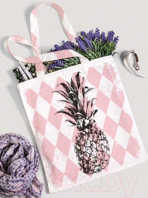 

Сумка-шоппер JoyArty, Ананасовый аргайл / bsh_26042