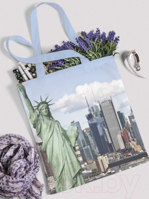 

Сумка-шоппер JoyArty, За статуей Свободы / bsh_2521